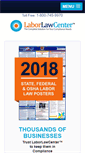 Mobile Screenshot of laborlawcenter.com